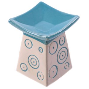 Blue Top Square Wax burner