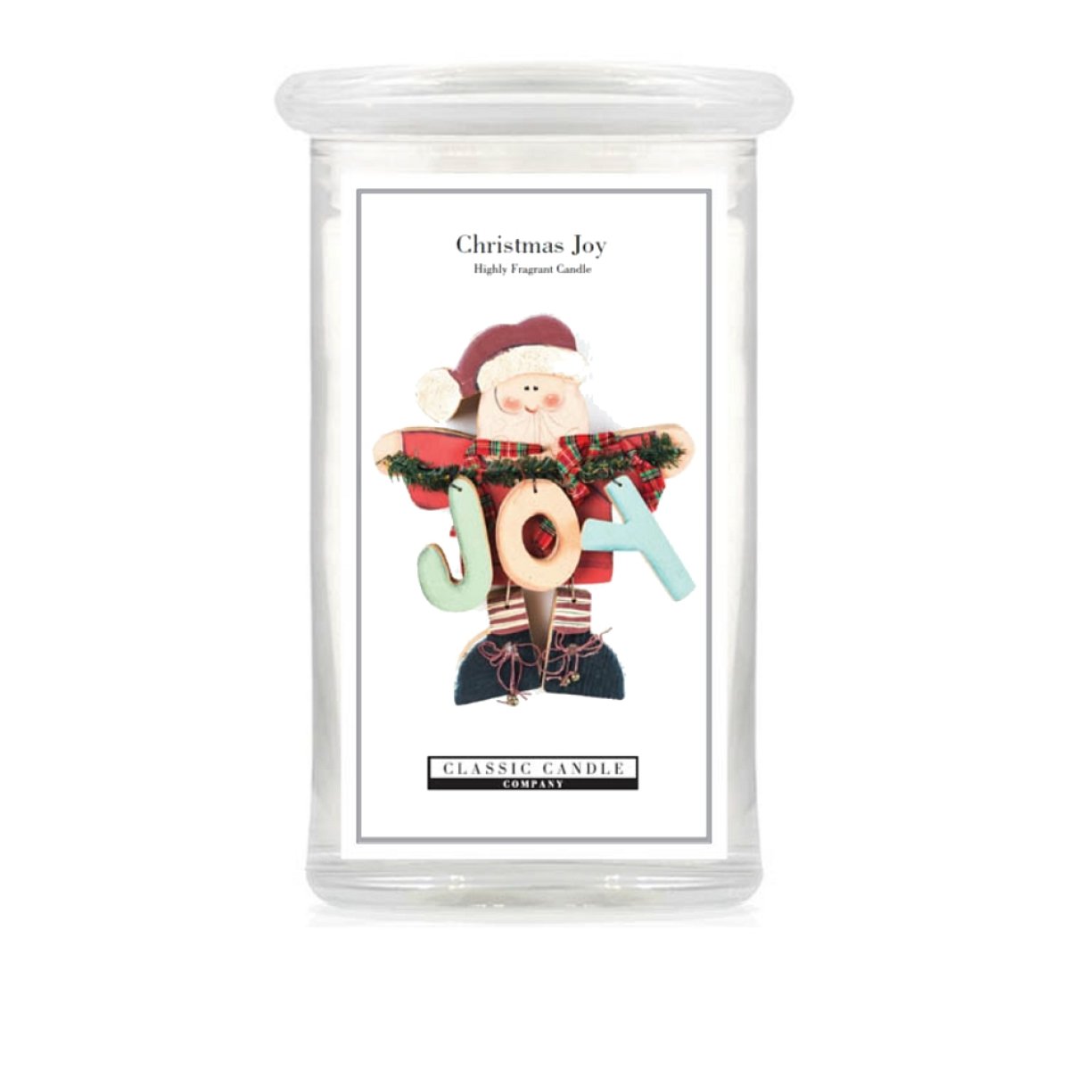 Christmas Joy 2 Wick Large Jar (Discoloured)