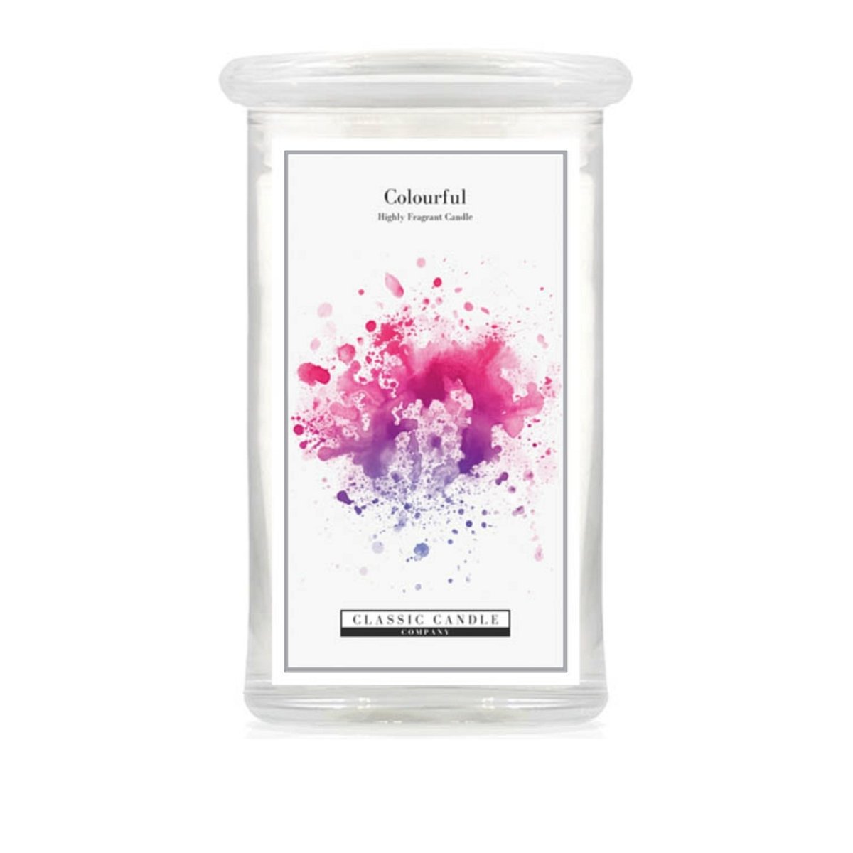 Colourful 2 Wick Large Jar Candle
