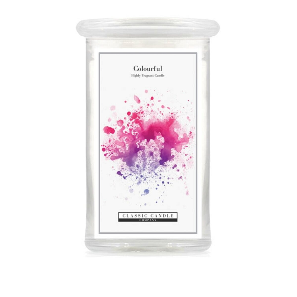 Colourful 2 Wick Large Jar Candle