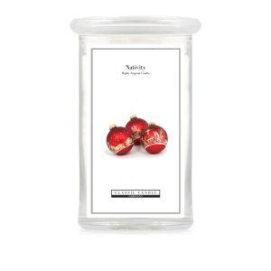 Nativity 2 Wick Large Jar