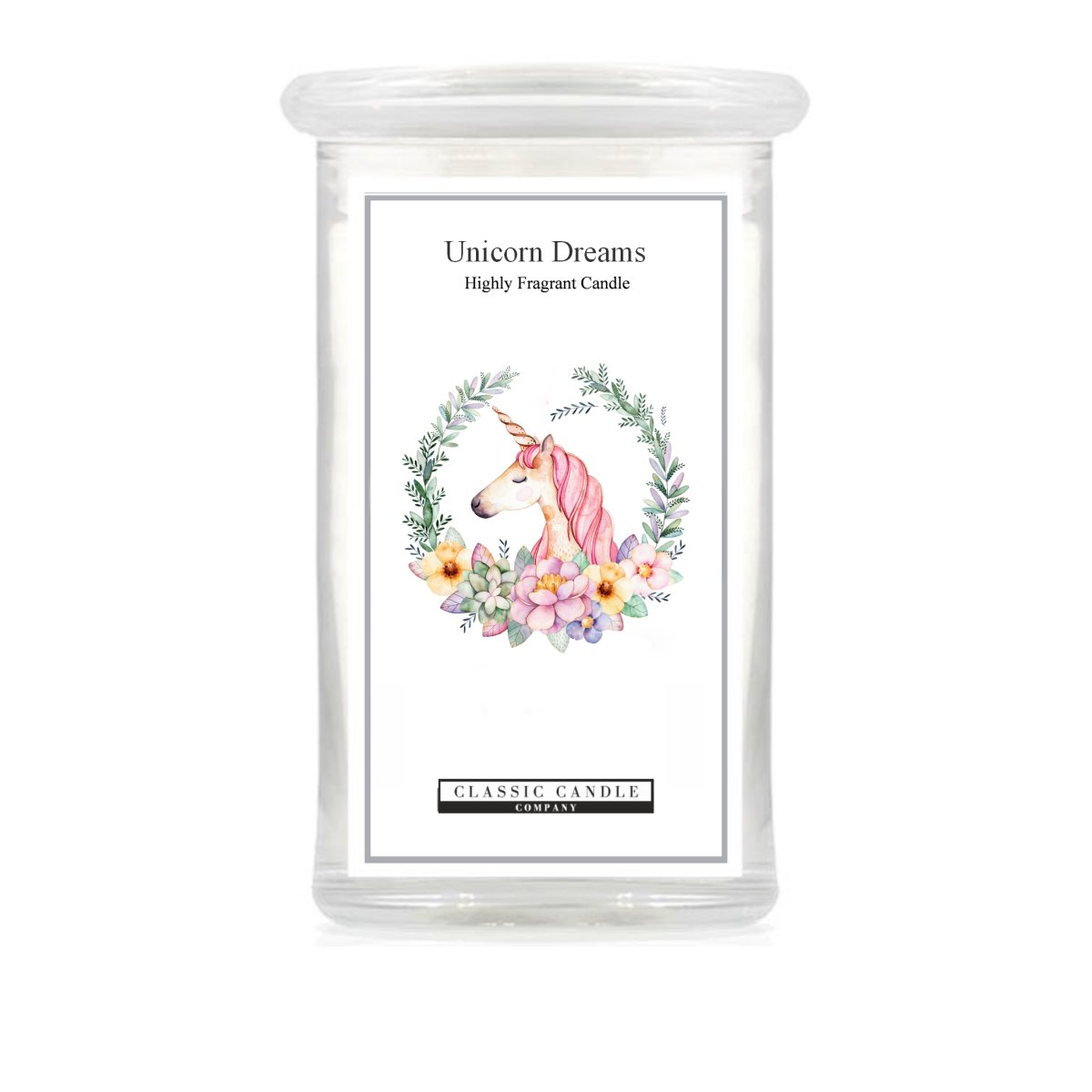 Unicorn Dreams 2 Wick Large Jar