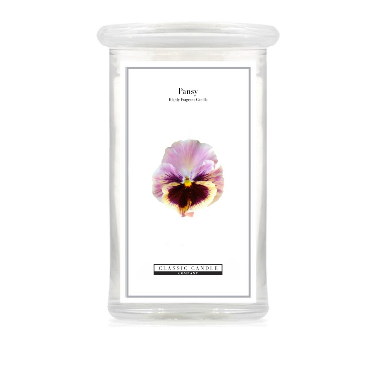 Pansy 2 Wick Large Jar