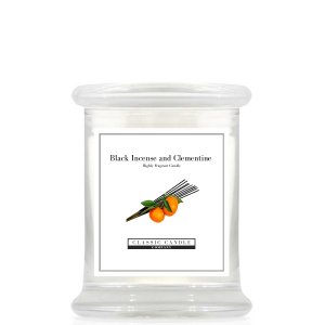Black Incense and Clementine Medium Jar