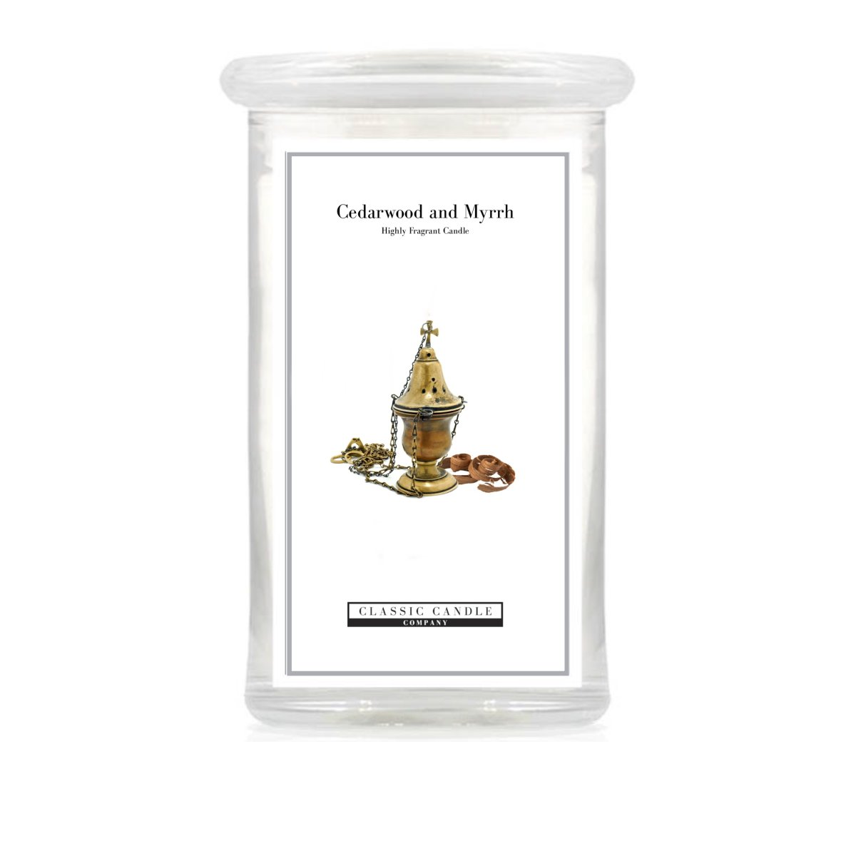Cedarwood and Myrrh 2 Wick Large Jar