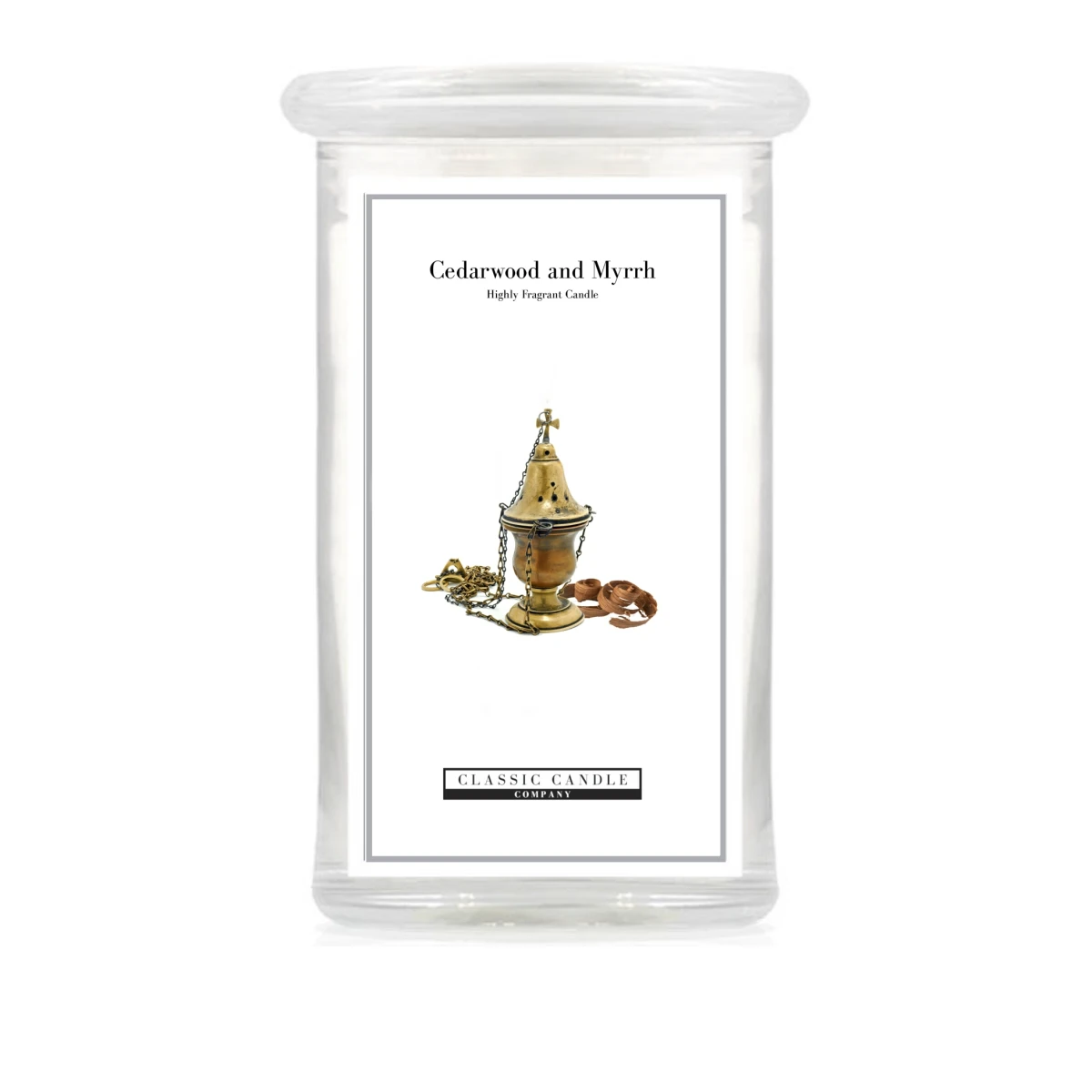Cedarwood and Myrrh 2 Wick Large Jar