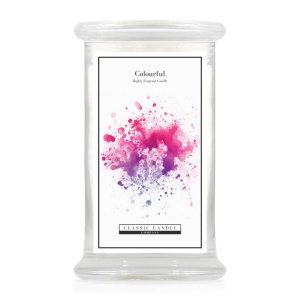 Colourful Large Jar Candle