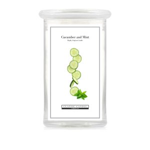 Cucumber and Mint 2 Wick Large Jar