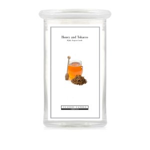 Honey and Tobacco 2 Wick Large Jar