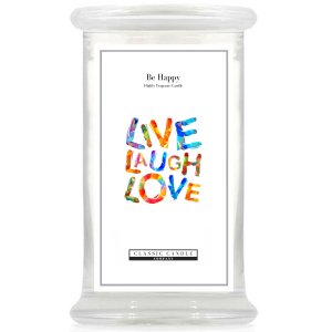 Be Happy Large Jar