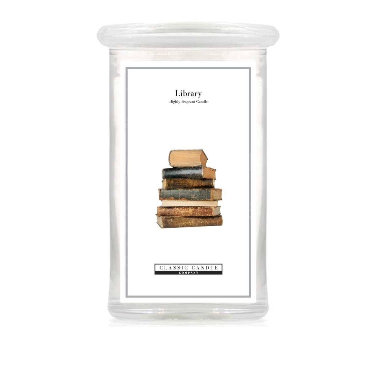 Library 2 Wick Large Jar