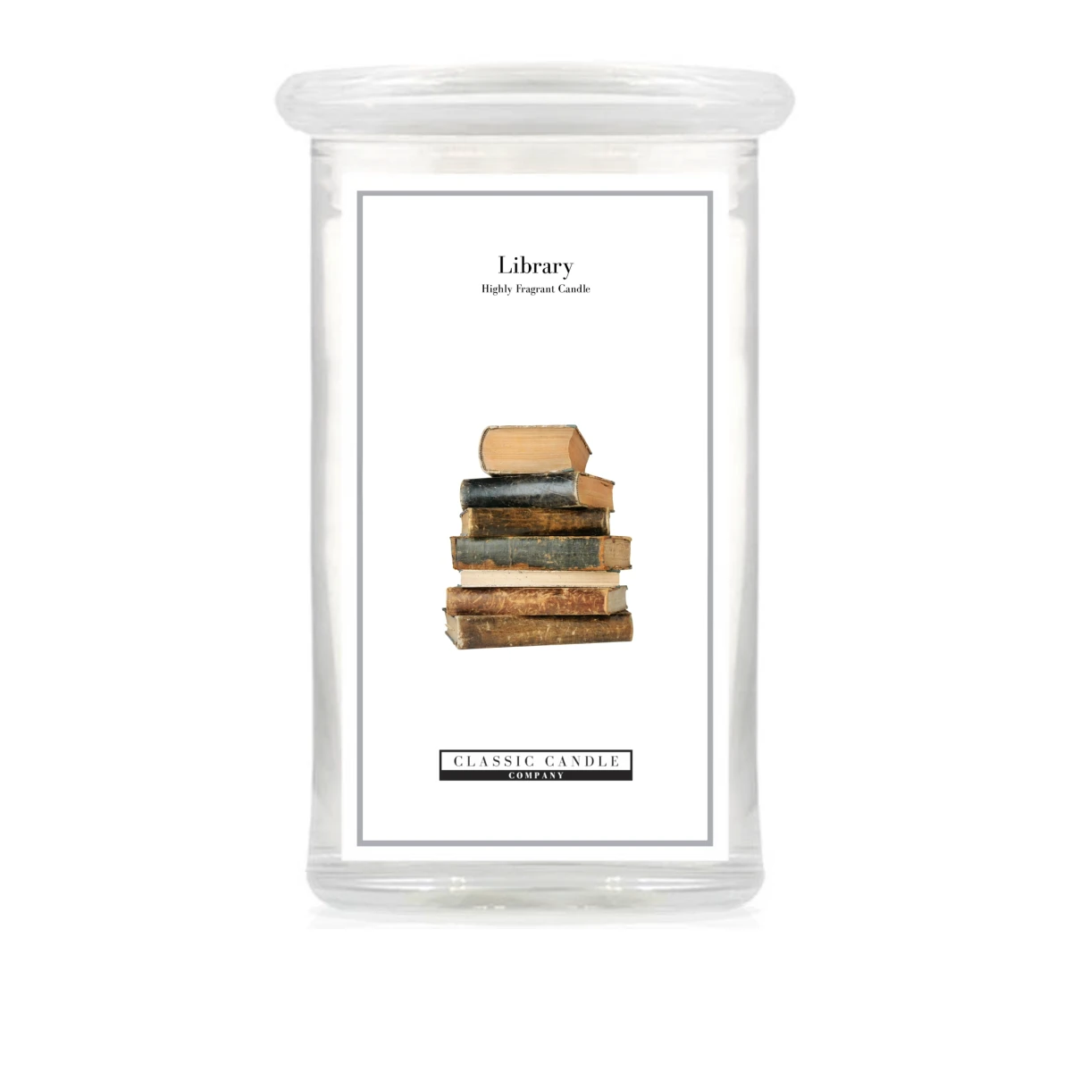 Library 2 Wick Large Jar