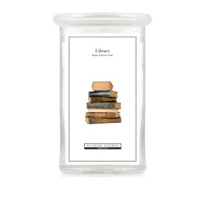 Library 2 Wick Large Jar