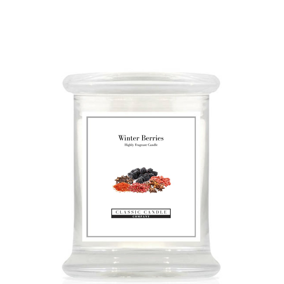 Winter Berries Medium Jar