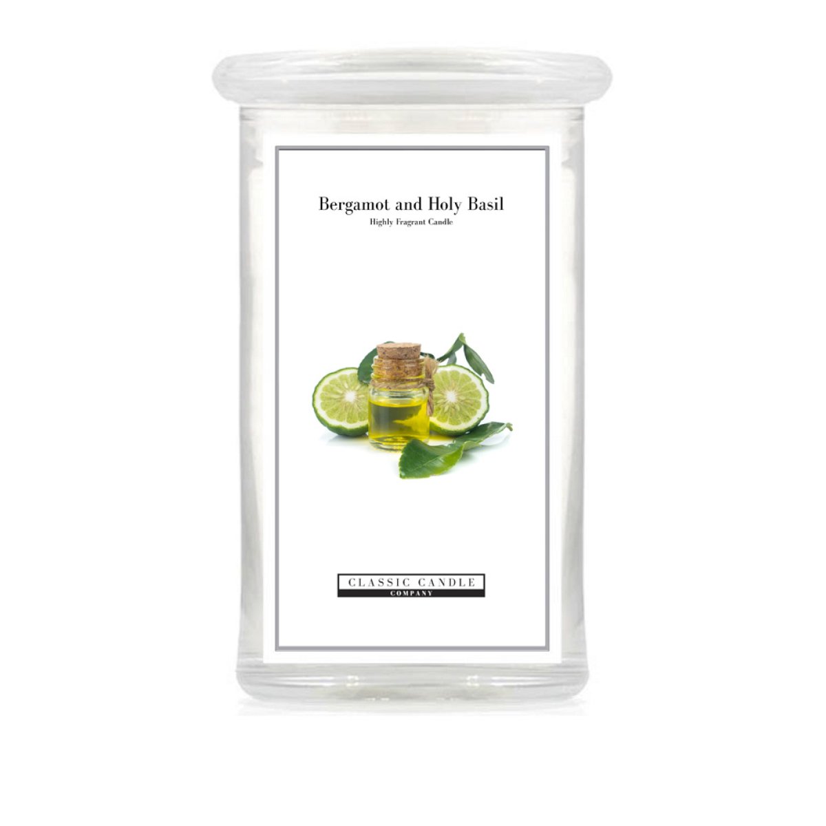 Bergamot and Holy Basil 2 Wick Large Jar