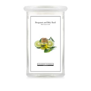 Bergamot and Holy Basil 2 Wick Large Jar