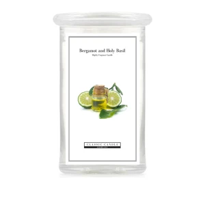Bergamot and Holy Basil 2 Wick Large Jar