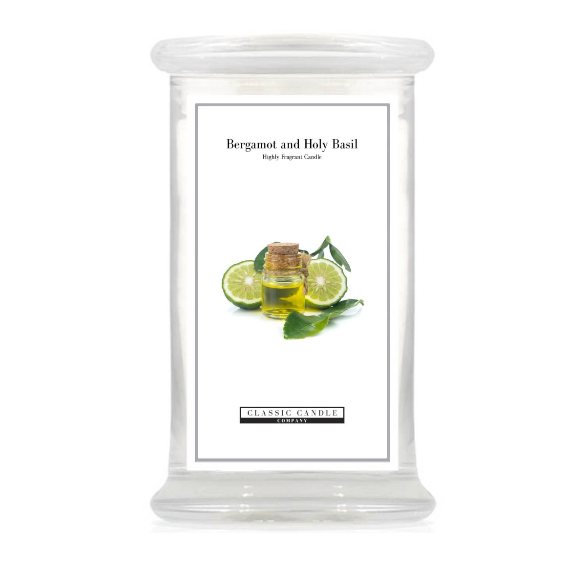 Bergamot and Holy Basil Large Jar