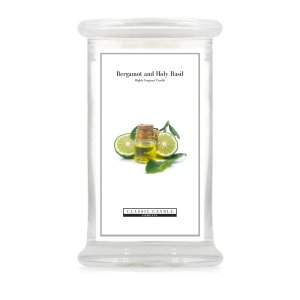 Bergamot and Holy Basil Large Jar