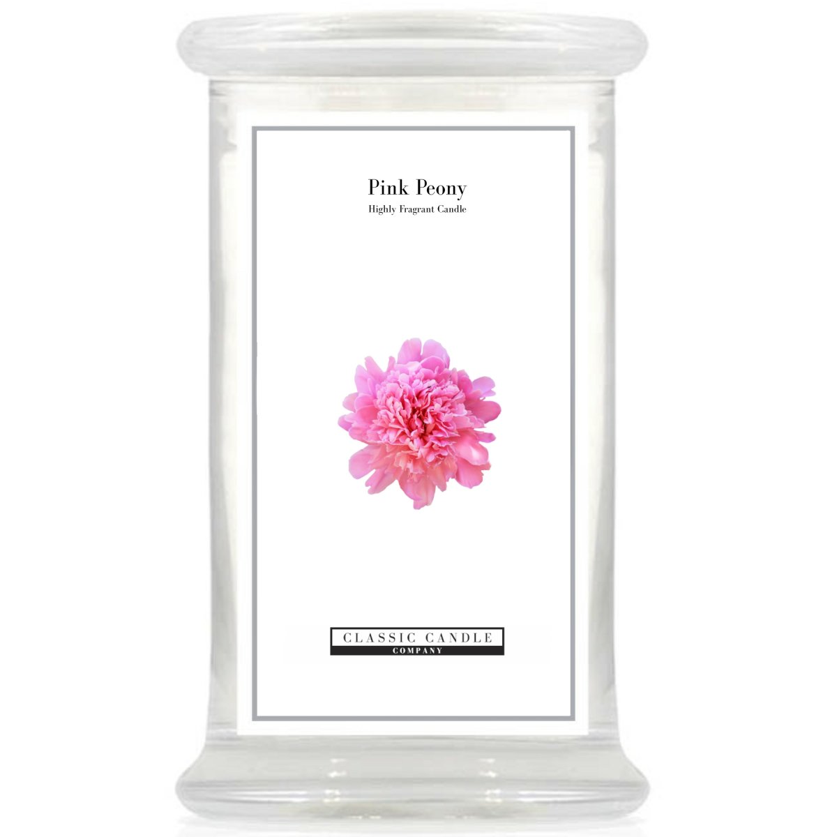 Pink Peony Large Jar