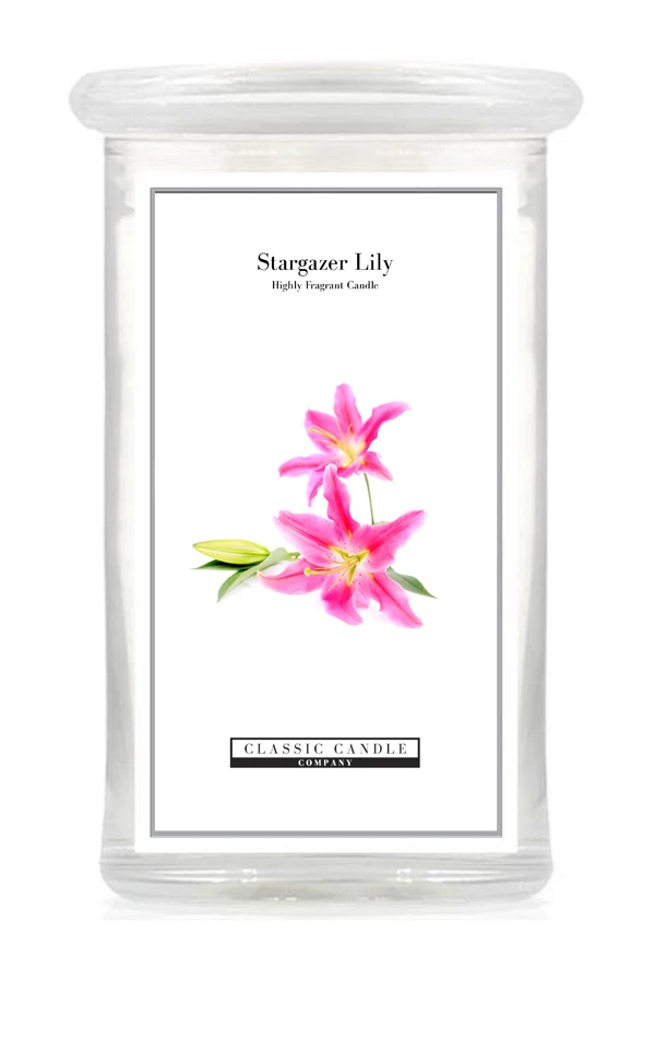 Stargazer Lily 2 Wick Large Jar jpg