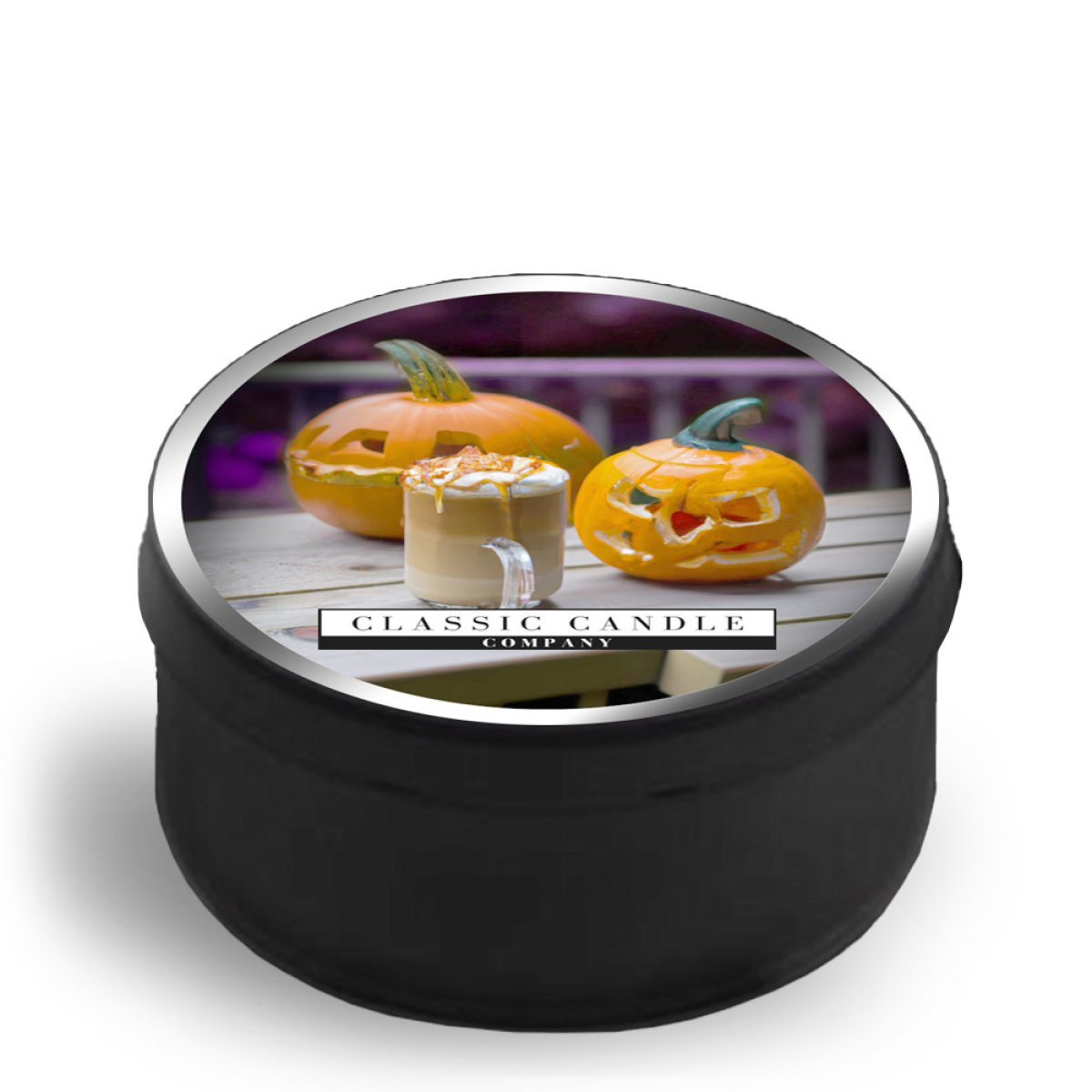 Pumpkin Latte MiniLight Black Cup