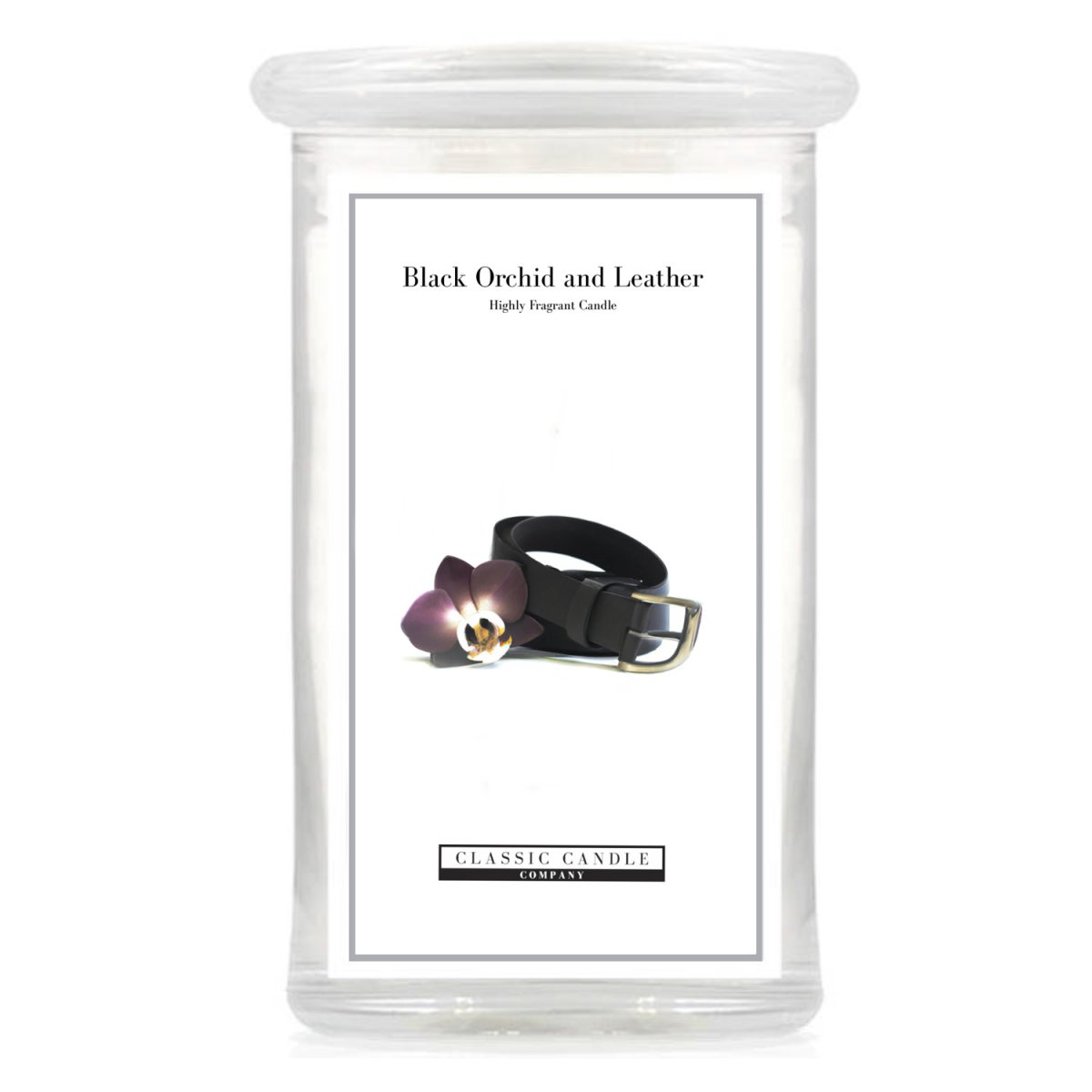 Black Orchid and Leather 2-Wick Large Jar