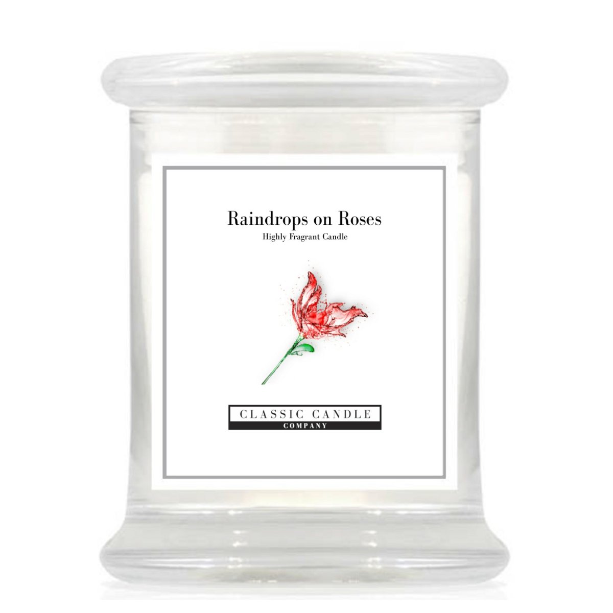 Raindrops on Roses Medium Jar