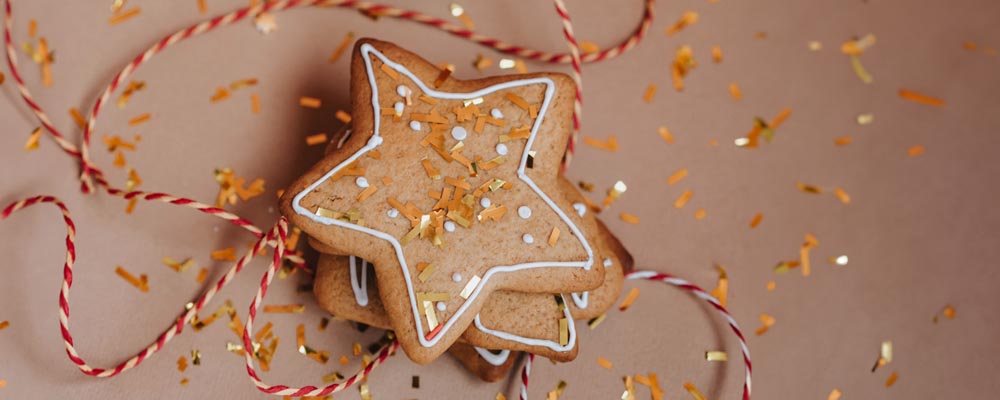 Gingerbread Cookie Blog Banner