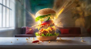Juicy Burger Banner