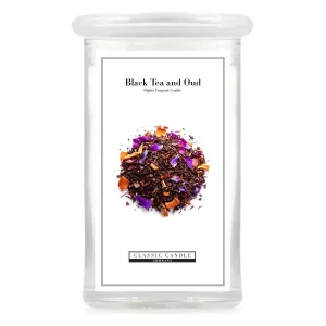 Black Tea and Oud 2 Wick Large Candle