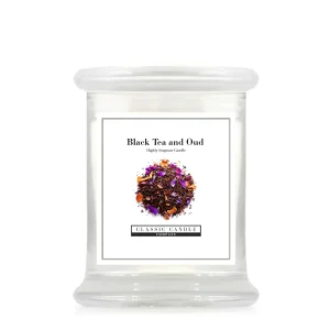 Black Tea and Oud Medium Jar Candle