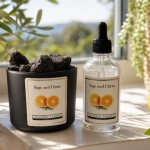 Black Lava Diffuser and Oil